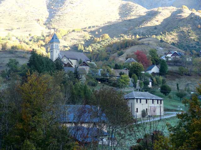 The village below the shrine of Notre-Dame de La Salette.
