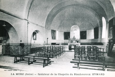 Interior of Chapelle St Pierre-Julien Eymard before modernisation.
