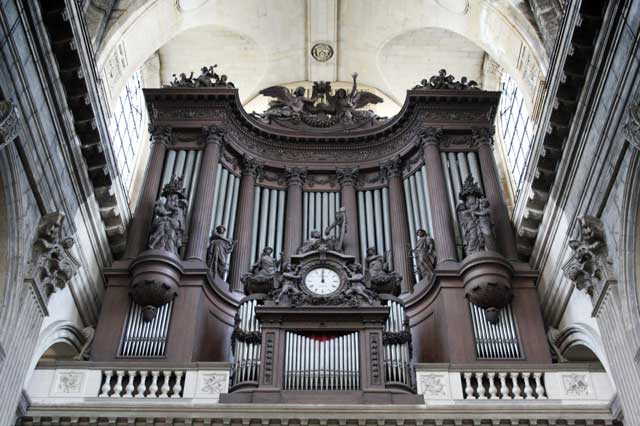 The Great Organ of Saint-Sulpice Church, Paris.
