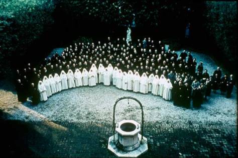 Members of the Blessed Sacrament Congregation and the Servants of the Blessed Sacrament in Rome for the canonisationof their founder, December 1962.